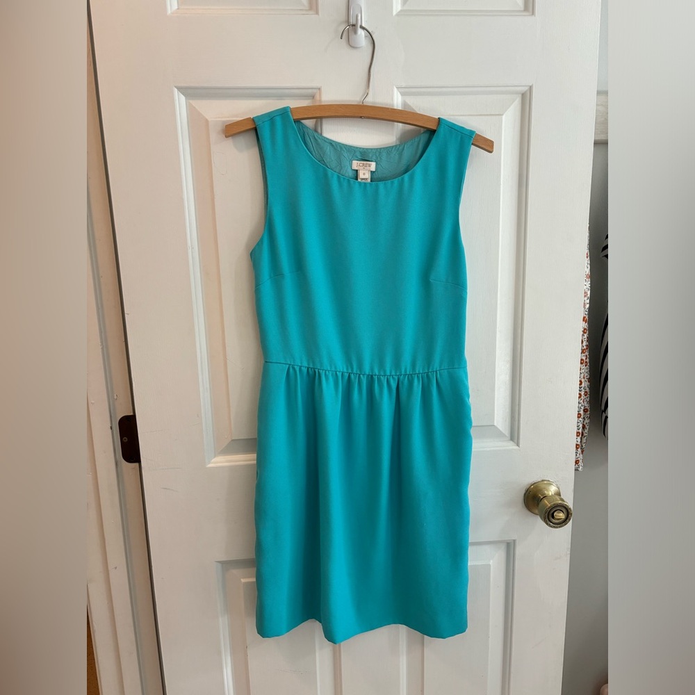 Stunning J. Crew blue dress!